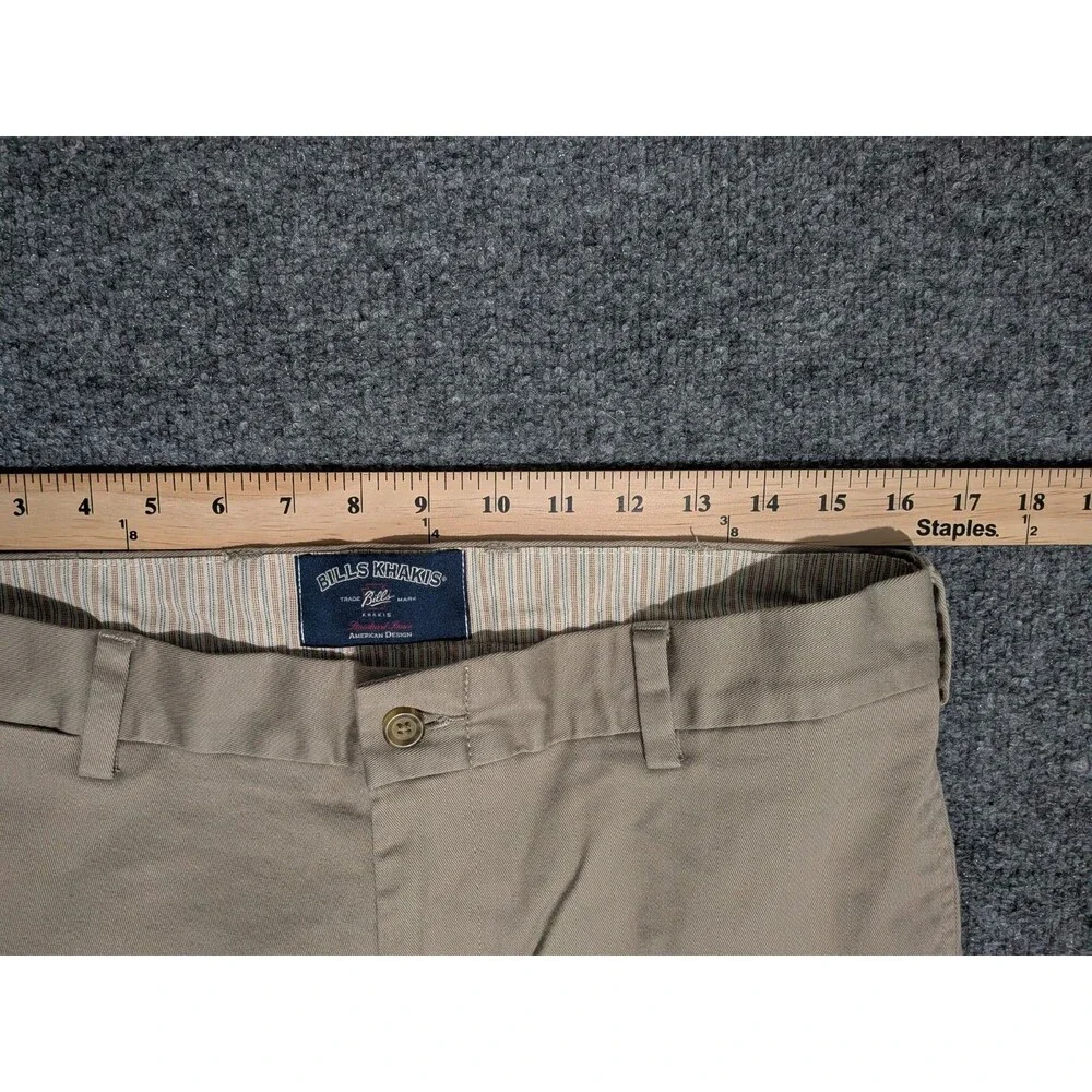 Bills Khakis Pants Mens 33x32 (33x31) Beige